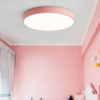 Wood Macaroon Circular Ceiling Light