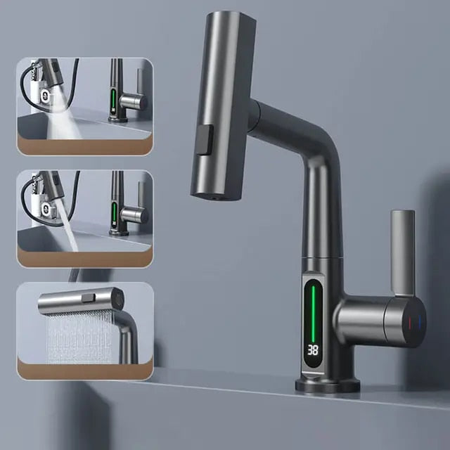 3-in-1 extendable intelligent waterfall