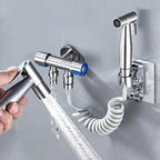 PureMist Handheld Bidet Sprayer with Adjustable Water Flow – Stainless Steel Hygiene Kit