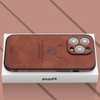 Deer - Luxury Leather iPhone Case with Stylish Design and Shockproof Protection