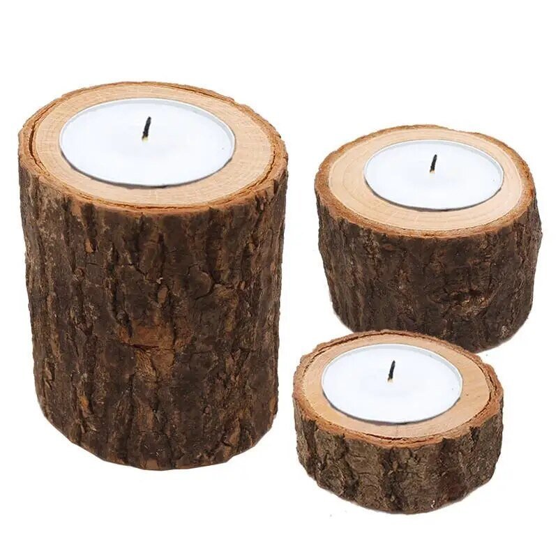 Wooden chandeliers - Rustic ambiance - Enchanting glow