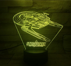 Star Trek 3D optical illusion lamp