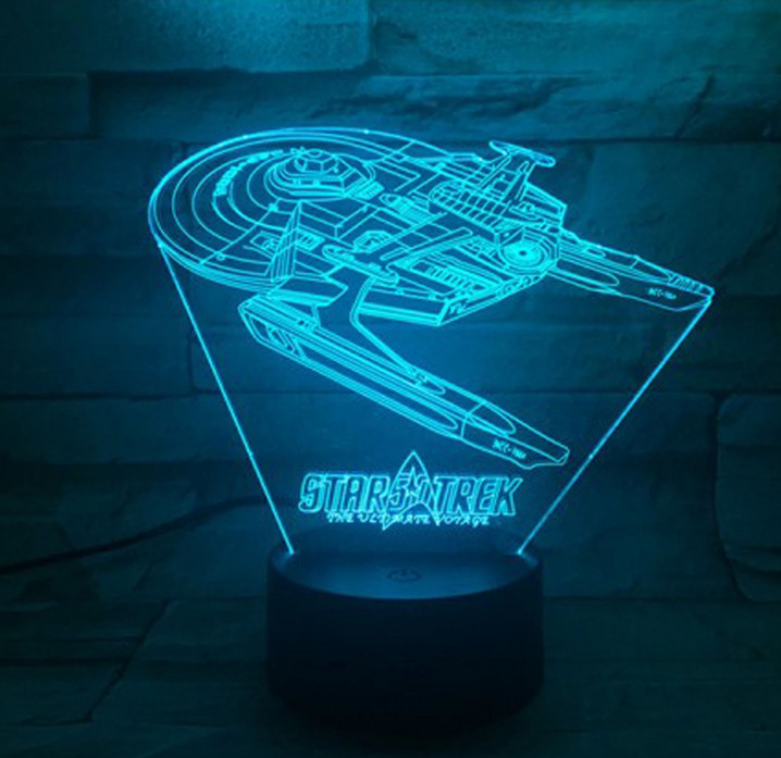 Star Trek 3D optical illusion lamp