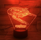 Star Trek 3D optical illusion lamp