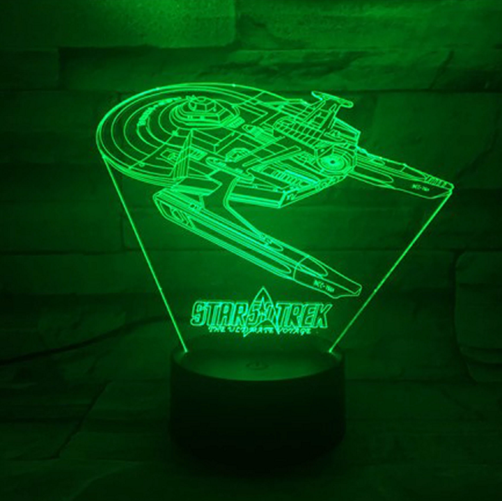 Star Trek 3D optical illusion lamp