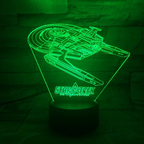 Star Trek 3D optical illusion lamp