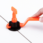 Reusable tile leveling system
