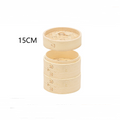 Bamboo-woven commercial steamer
