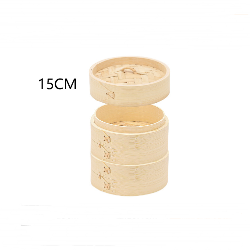 Bamboo-woven commercial steamer