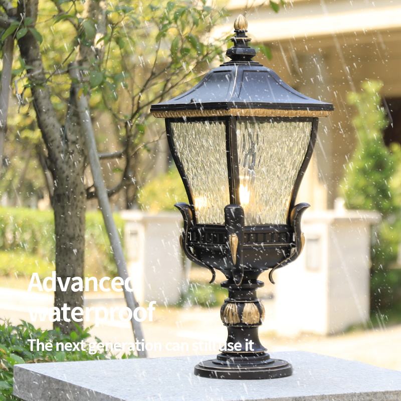 LumaLux Solar Outdoor Lantern | Weatherproof | Solar Powered | Garden Lighting for Terrace and Entry Area
