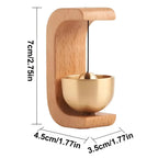 Door bells - Melodic - Decorative wood - Japanese style - Singing bowl bell