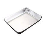 Square Stainless Steel Storage Plate with Lid for the Kitchen
