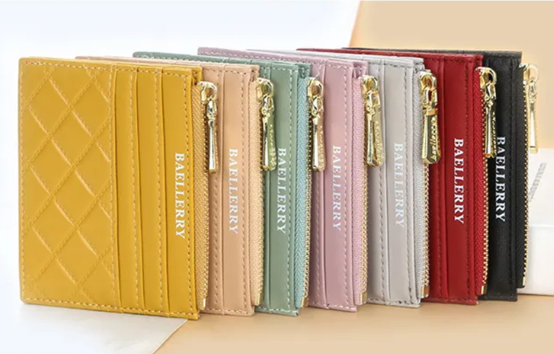 Stylish Padded Card Holder for Desk