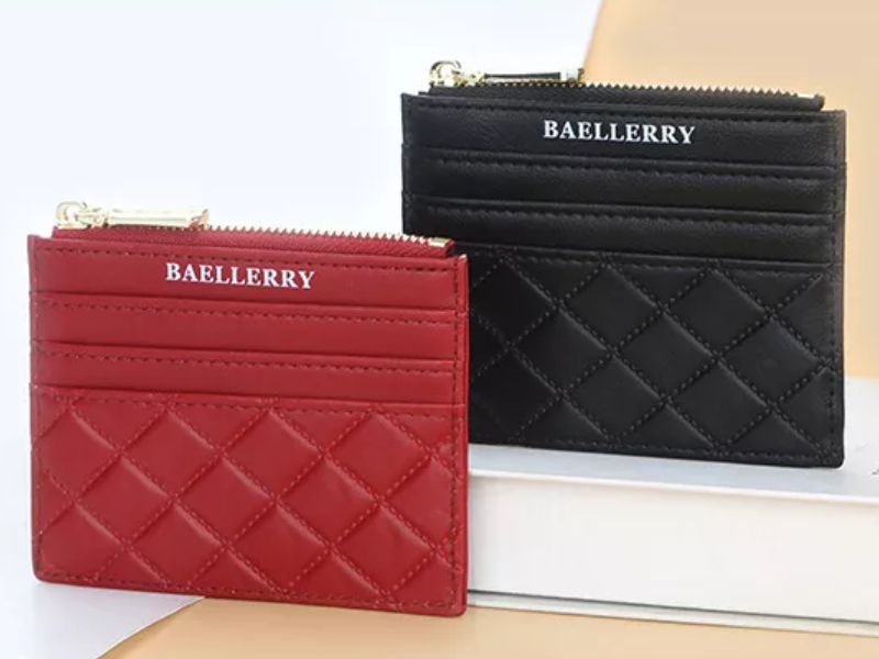 Stylish Padded Card Holder for Desk