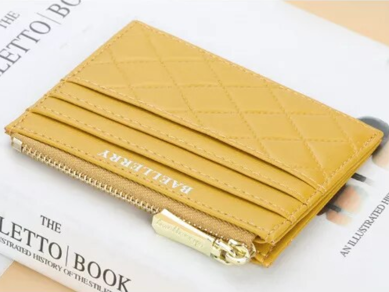 Stylish Padded Card Holder for Desk