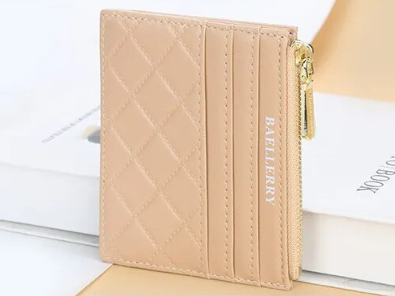 Stylish Padded Card Holder for Desk