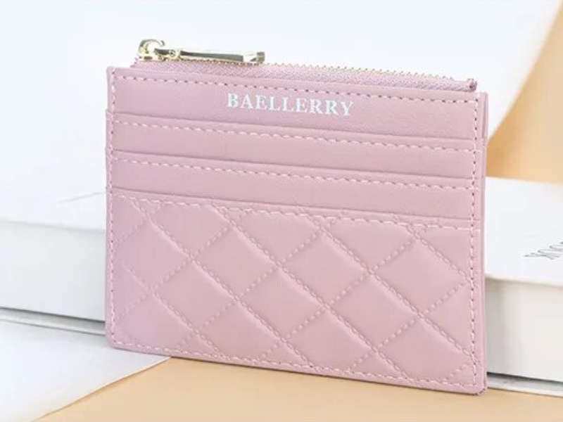 Stylish Padded Card Holder for Desk