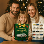 Limited Supercar Advent Calendar with 24 Precise Miniature Models