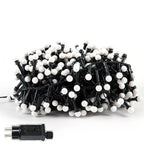 Waterproof LED string lights with 8 modes for outdoor and party decoration