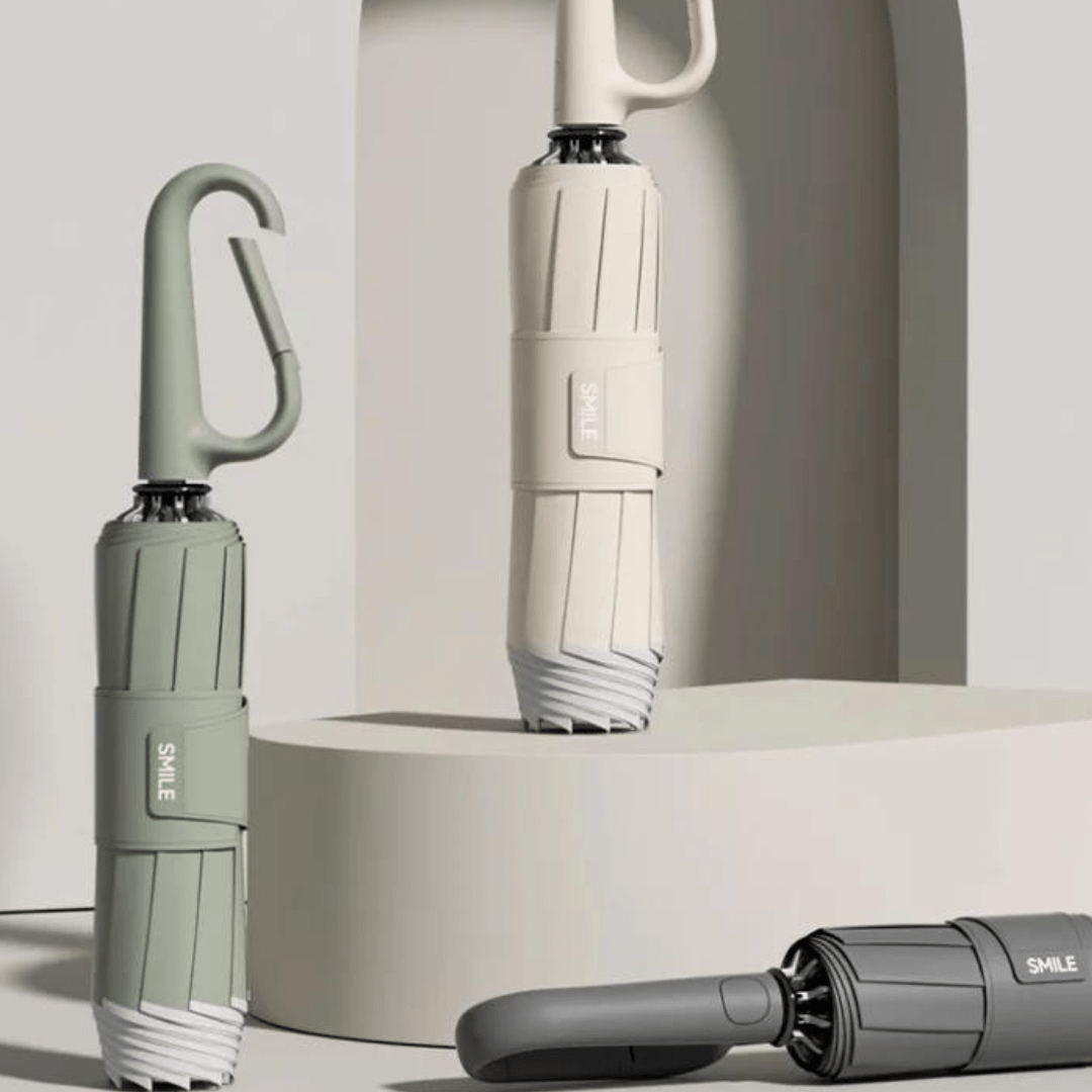 Automatic Compact Umbrella, Built for Strong Wind