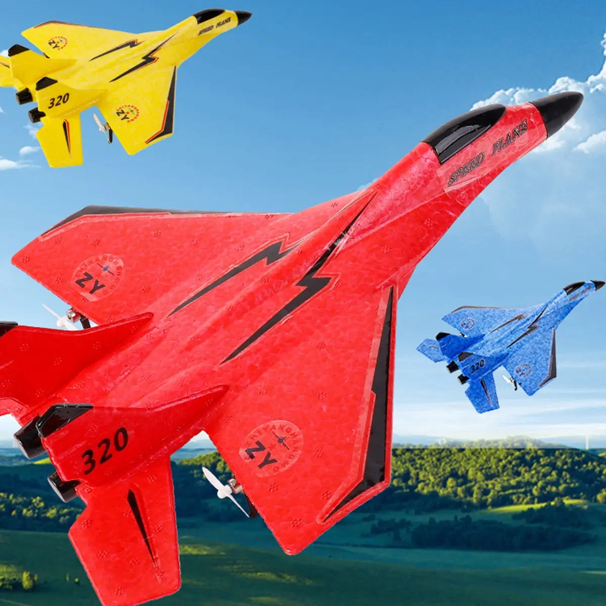 RC-Plane with Gyroscope – Child-friendly & perfect for outdoors