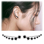 Glamour | Shiny Zircon 925 Sterling Silver Earring