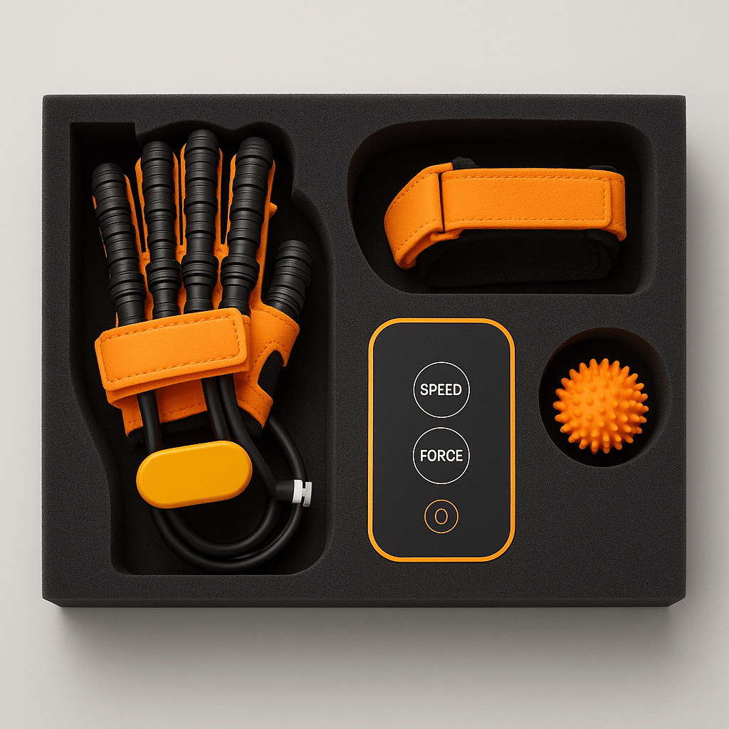 Automatic Hand Trainer Glove for Home Rehabilitation & Strength Building