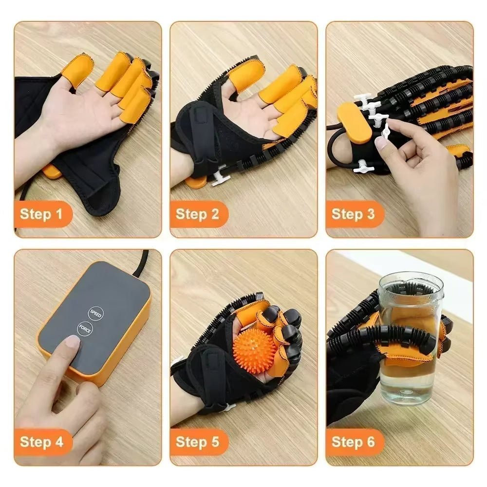 Automatic Hand Trainer Glove for Home Rehabilitation & Strength Building