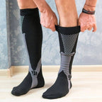 Graduated compression stockings for pain relief, improved blood circulation, and all-day comfort