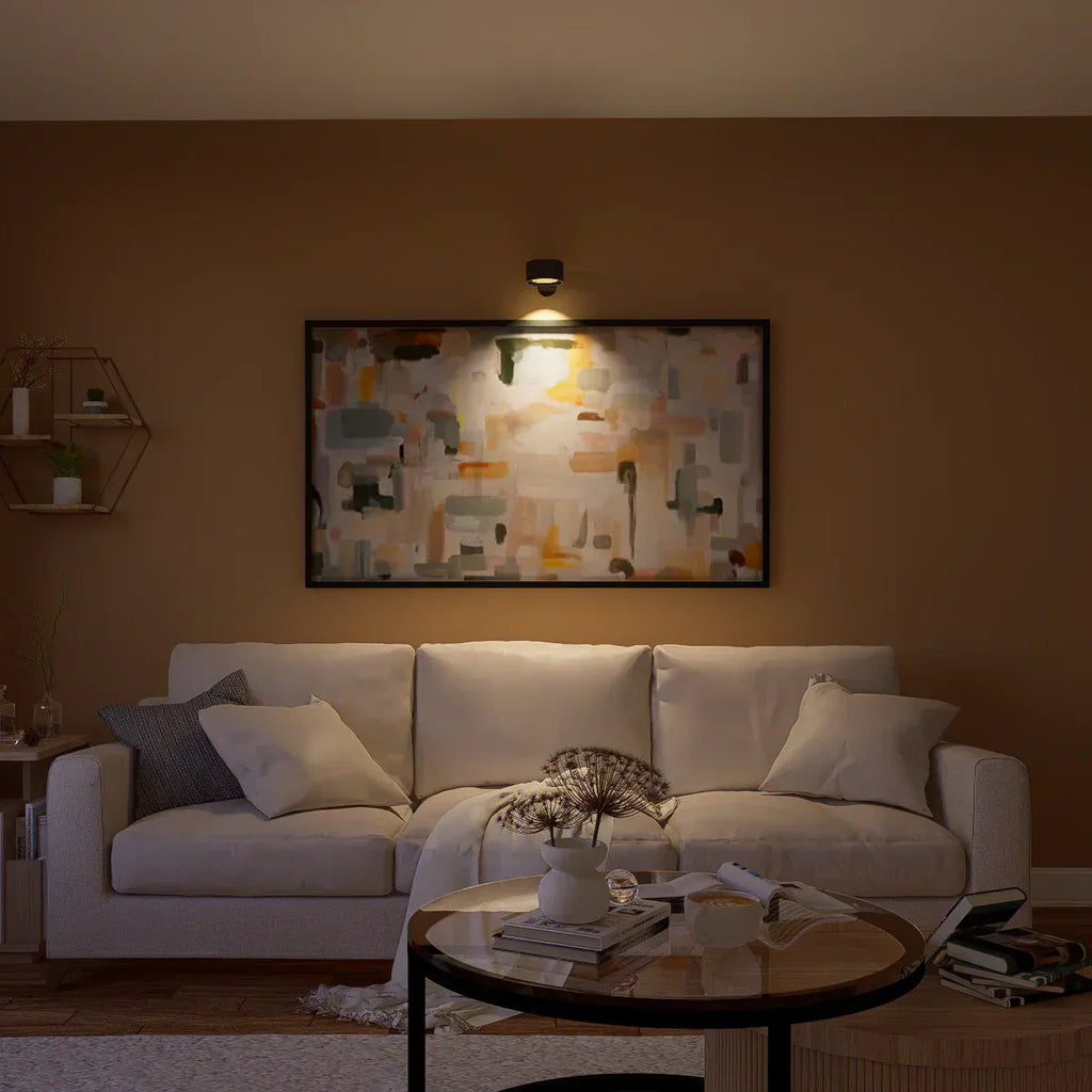 Spotlight Wireless Wall Lamp - 360° Rotation, Dimmable, Rechargeable Wall Light