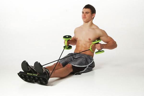 Compact full-body workout device for home & on the go