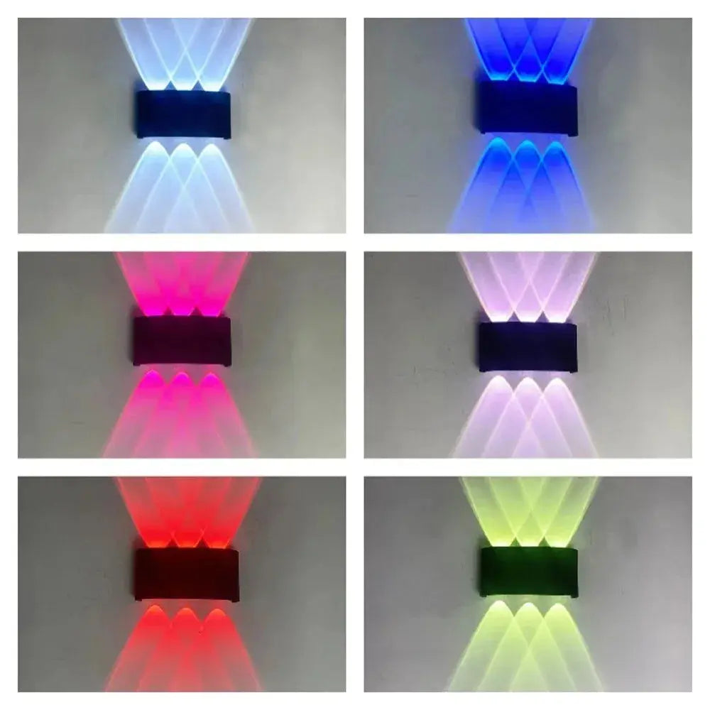 RGB Solar Wall Light – Four-Sided Ambient Lighting