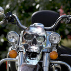 Energy-saving LED spotlight with retro skull design