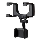 Rearview Mirror Phone Mount for Safe & Comfortable Driving
