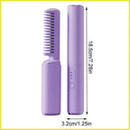 Glatzza Mini-Smoothing Brush — Silky smooth dream hair in 60 seconds that captivates all eyes!