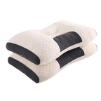 Ergonomic orthopedic pillow for neck & back support