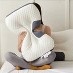 Ergonomic orthopedic pillow for neck & back support