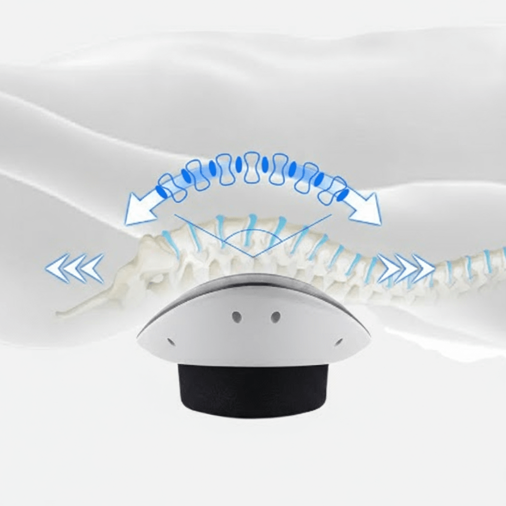 Heat & Light Therapy Device for Back Relaxation