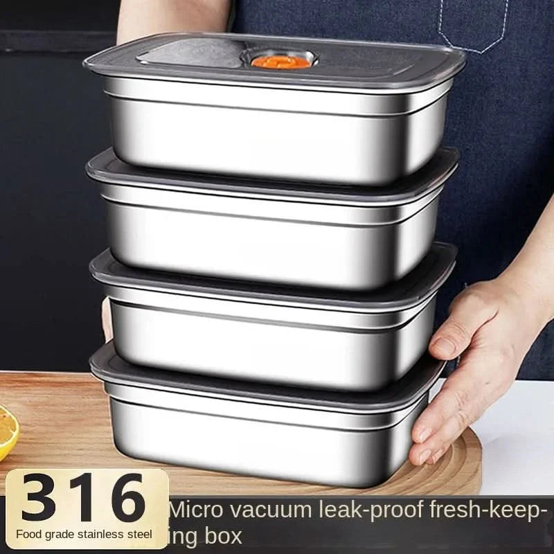 Lunvara – Leak-Proof Stainless Steel Lunchbox with Phone Holder – For Work or School