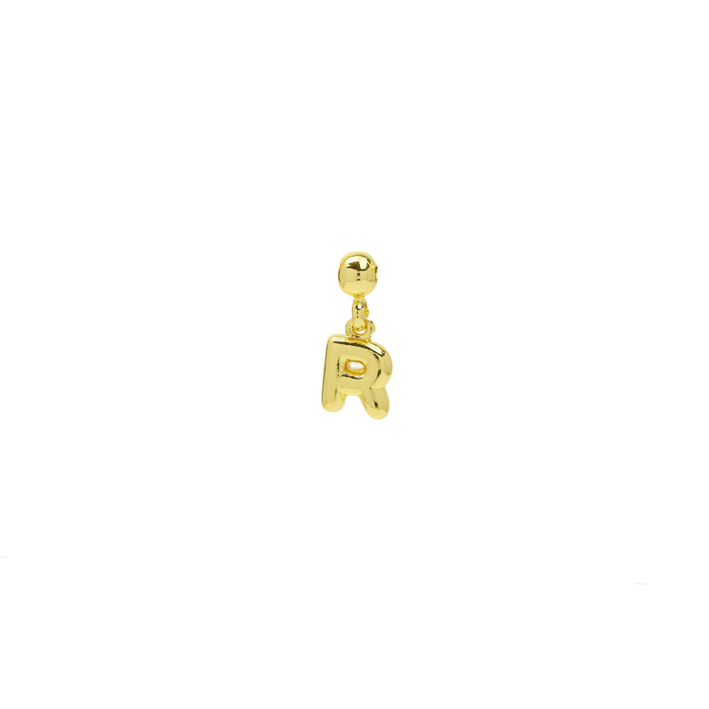 Dainty Satellite Bubble Letter Name Necklace