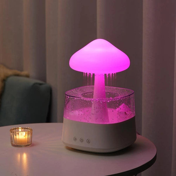 Mushroom Cloud Rain Diffuser Relaxing Humidifier - Atumis