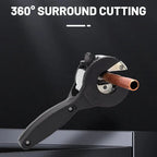 Ratchet cutter for pipes