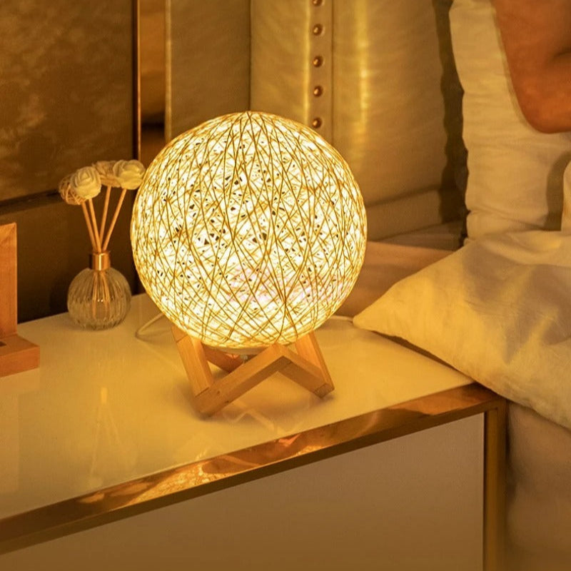 Rattan Ball Lamp