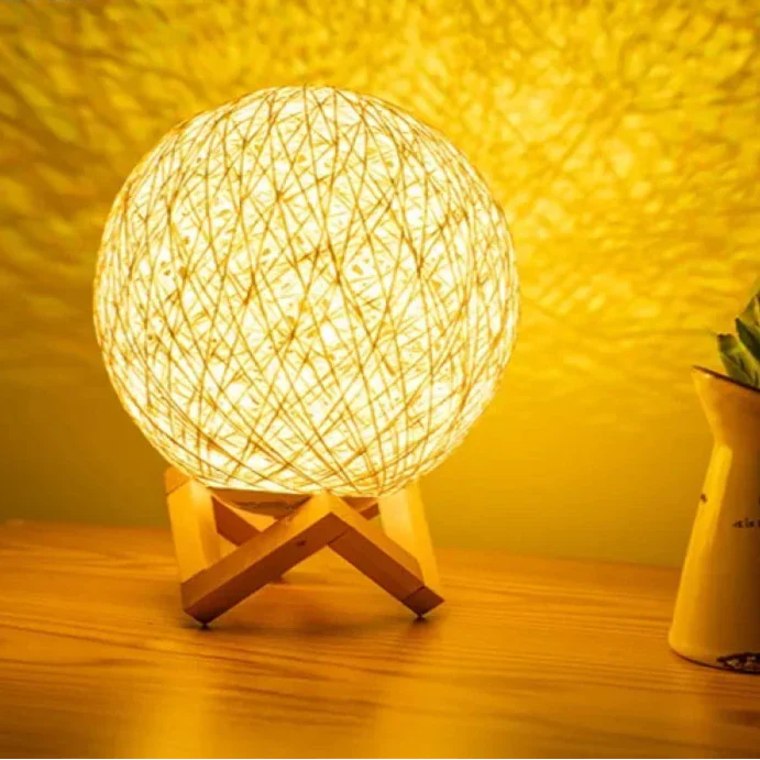 Rattan Ball Lamp