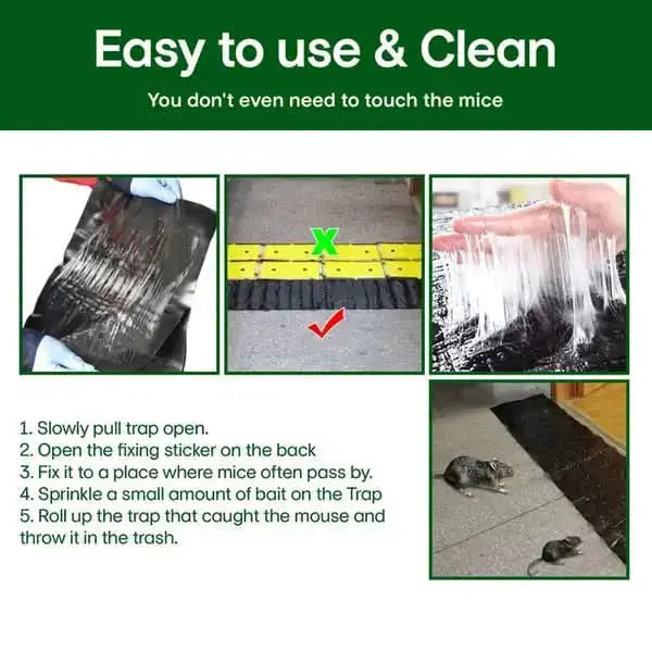 Mouse Glue Trap with Extra Adhesion for Relaxed Living Feel