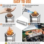 Stainless Steel Smoking Tube for All Grill Types