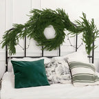 Realistic Norfolk Pine Dripping Garland