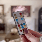 RoyaleGlow rechargeable LED bulb - remote control, touch controlled, multicolor
