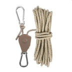 Windproof Outdoor Rope – 5 m Reflective Nylon with Carabiner