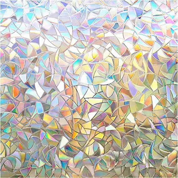 Rainbow Window Film – Color Play & UV PRedection without Adhesive